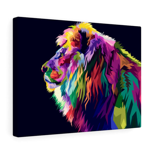 Lion Profile Vivid Color